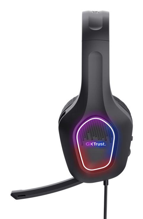 Headset Gaming TRUST GAMING GXT 416 Zirox (Binaural - Com fios - Supra-aural - Preto), miniatura 7