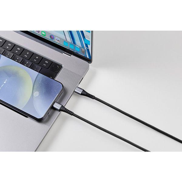 Cabo USB-C INTENSO C315C (1,5 m - USB-C - Preto) — miniatura 2