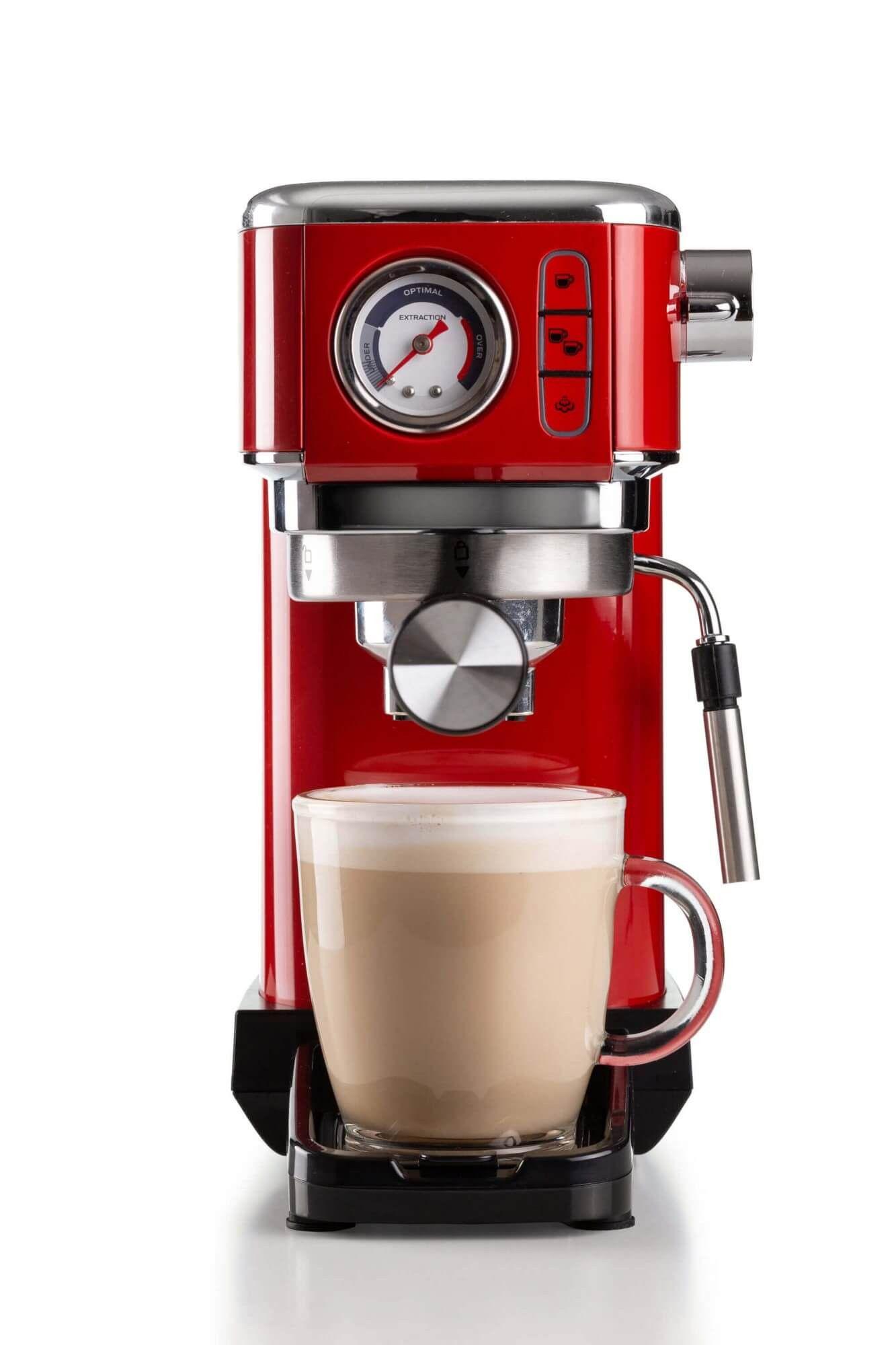 Máquina de Café Expresso ARIETE Moderna Line 1381/33 (1300 W - 15 bar - 1,1 l - Vermelho), miniatura 3