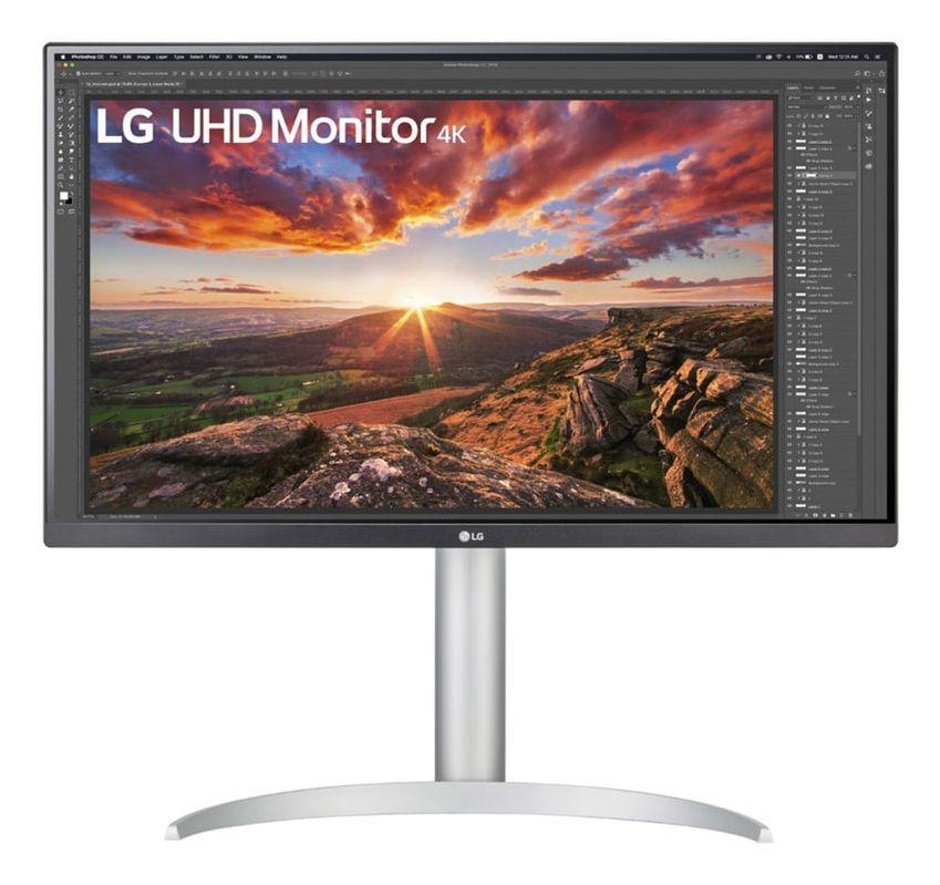 Monitor LG 27UP850K-W (27" - IPS - 60 Hz - Prateado e Preto)