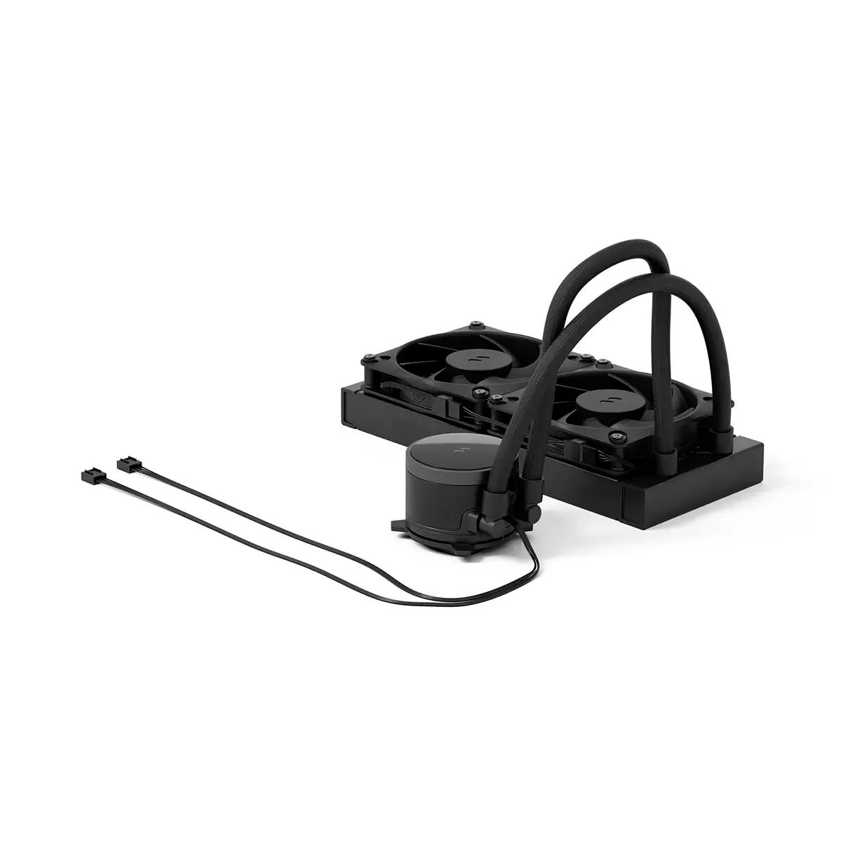 Sistema de Refrigeração Líquida para CPU FRACTAL DESIGN Radius 240 (LGA 1200, AM4 e AM5 - 120 mm - 3400 RPM - Preto) — miniatura 3