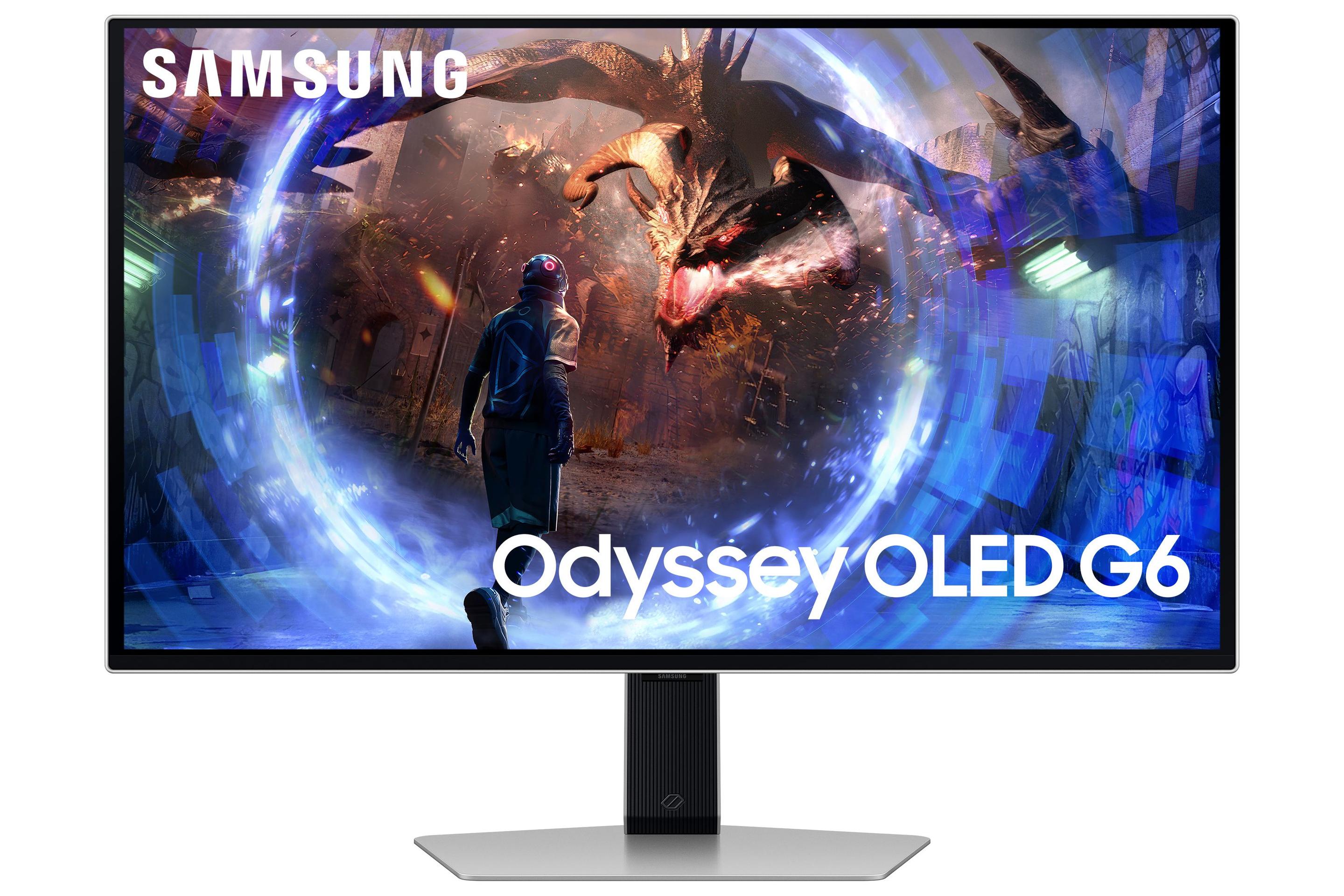 Monitor SAMSUNG Odyssey OLED G6 S27DG602SU (27" - OLED - 360 Hz - Prateado)