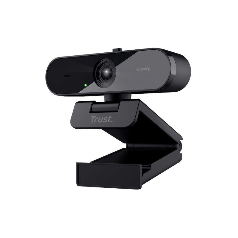 Webcam TRUST TW-200 (USB - Windows 10, Windows 11 - Preto)