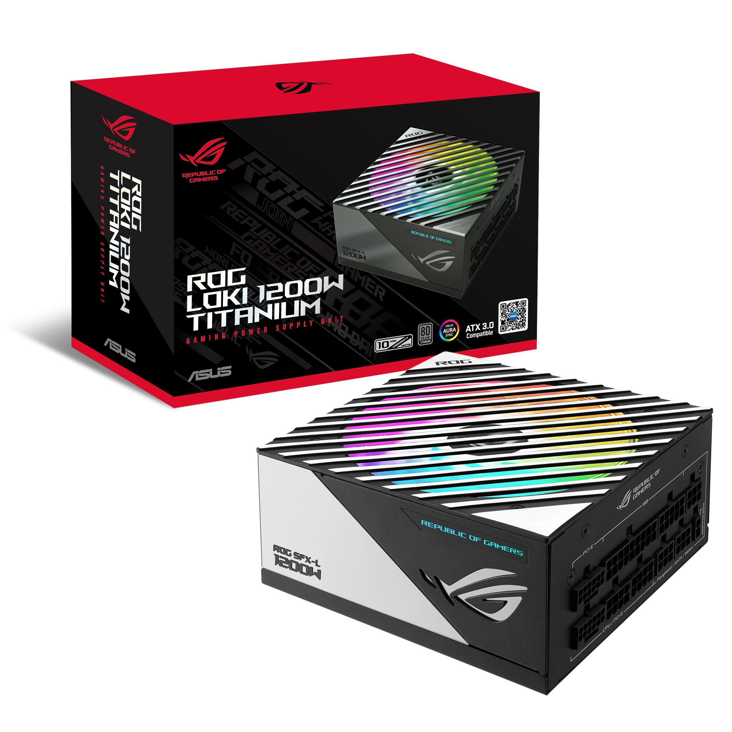 Fonte de Alimentação ASUS ROG Loki 1200T SFX-L Gaming (SFX-L - 1200 W - 80 Plus Platinum - Preto e Prateado), miniatura 13