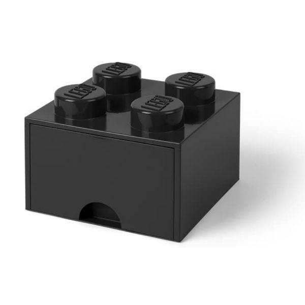 LEGO 5005711 Gear Gaveta de Tijolo Negra para Arrumação com 4 espigas, miniatura 3