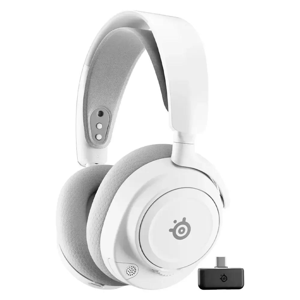 Headset Gaming STEELSERIES Arctis Nova 7P Gen 2 (Binaural - Sem fios - Circum-aural - Branco) — miniatura 2