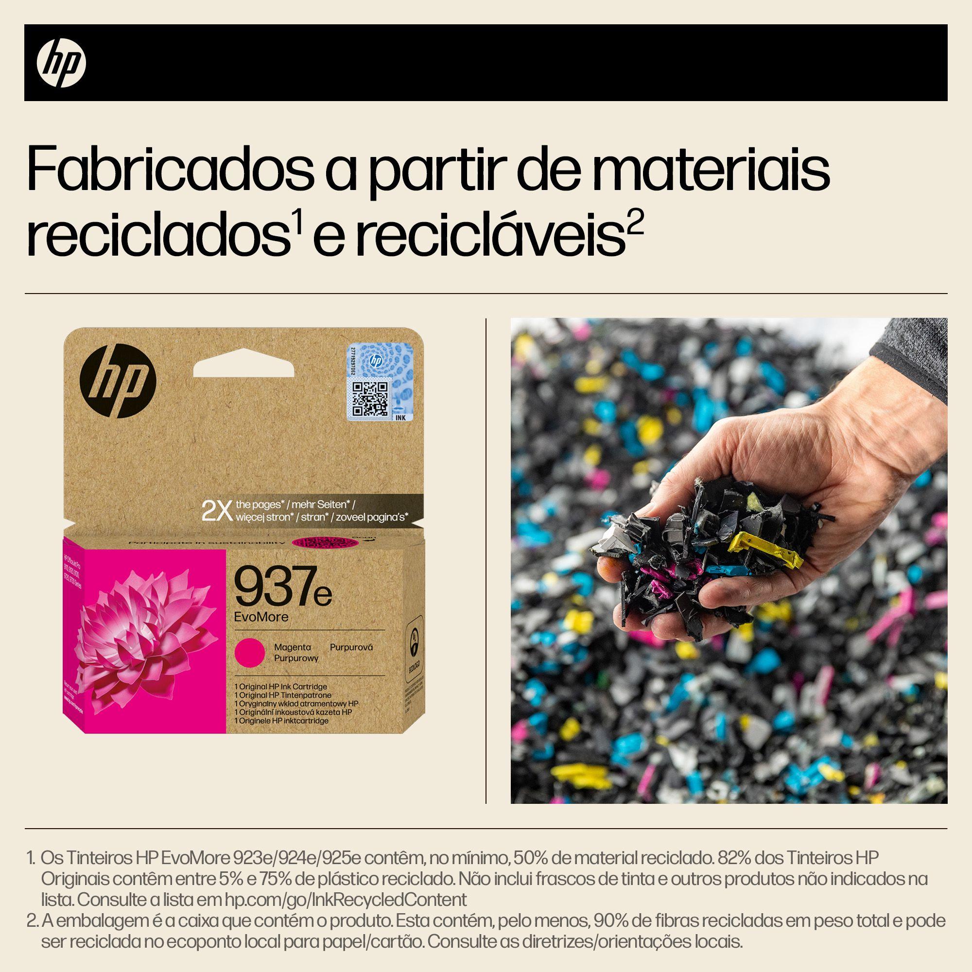 Tinteiro HP 937e EvoMore Original (1650 páginas - Magenta) — miniatura 4