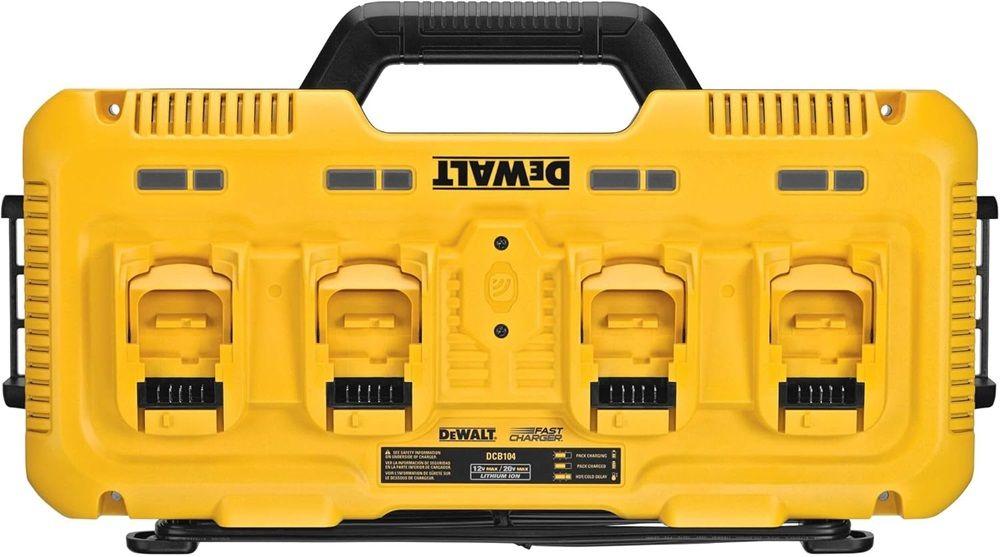 Carregador de Baterias DEWALT DCB104-QW (Ião-lítio - Amarelo), miniatura 3