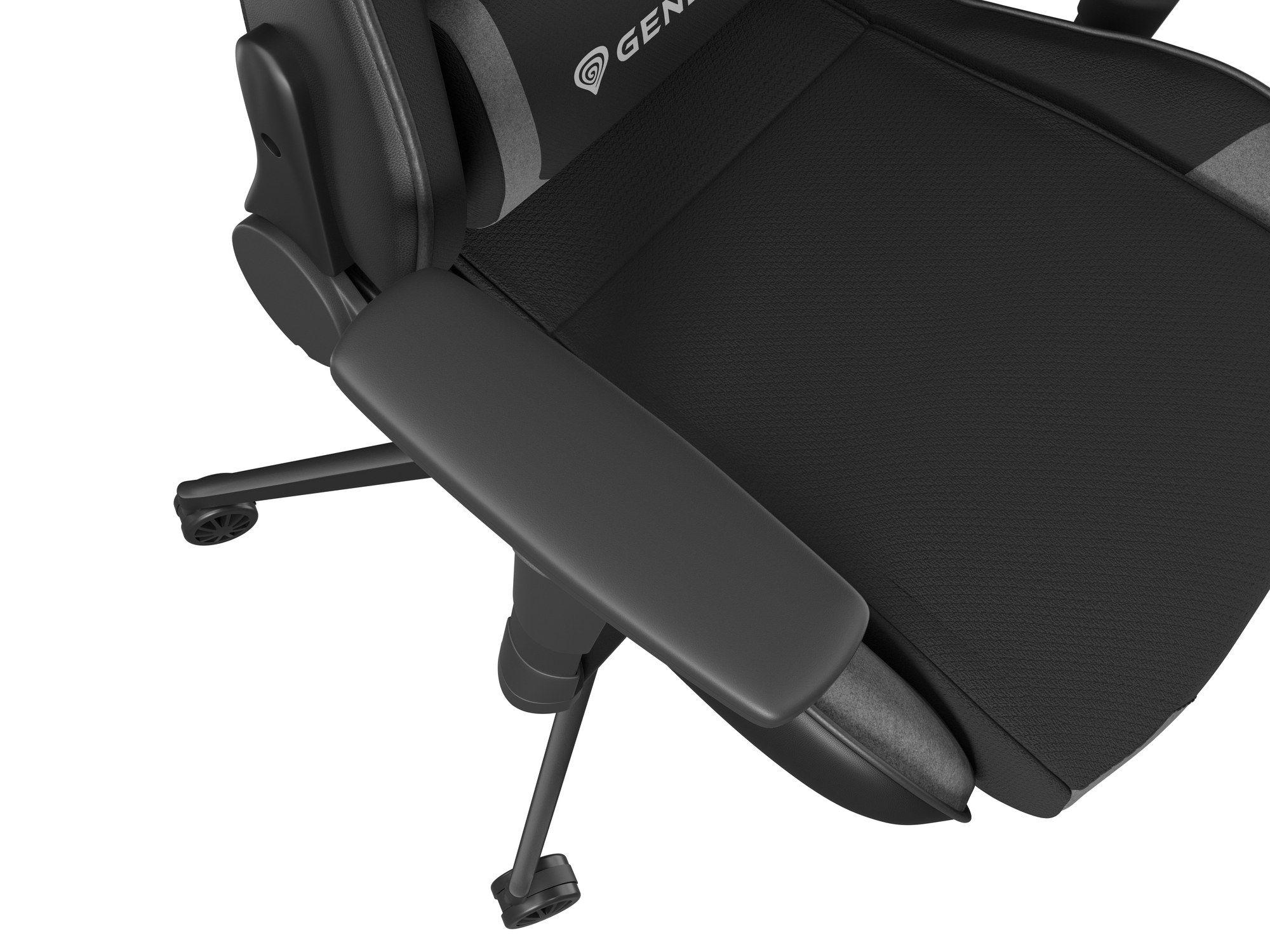 Cadeira Gaming GENESIS Nitro 440 G2 (120 kg - 133 cm - Tecido, Imitação de pele - Preto/Cinzento) — miniatura 4