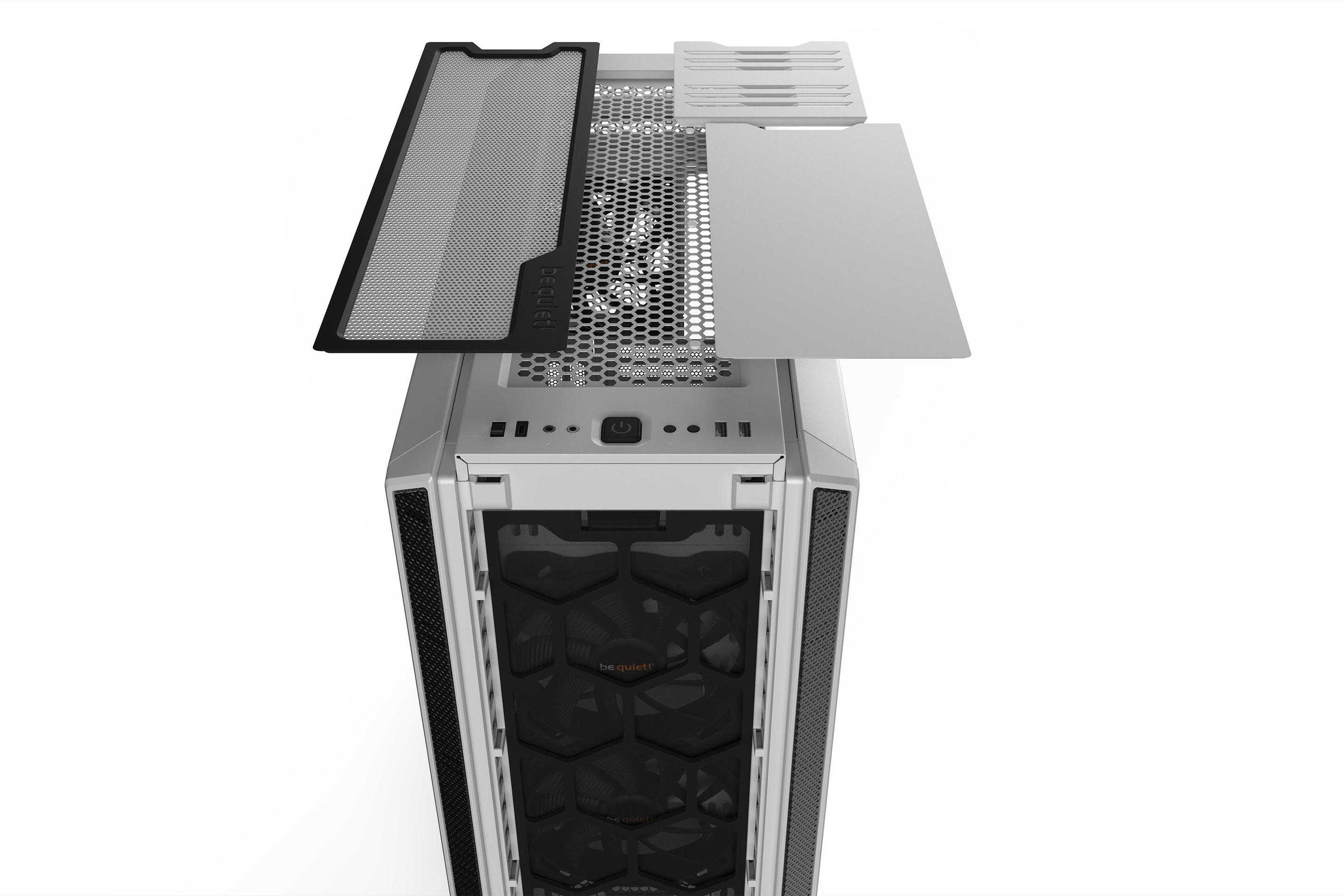 Caixa PC BE QUIET! Silent Base 802 Window (ATX, EATX, micro ATX, Mini-ITX - ATX, PS2 - Midi Tower - Branco) — miniatura 4