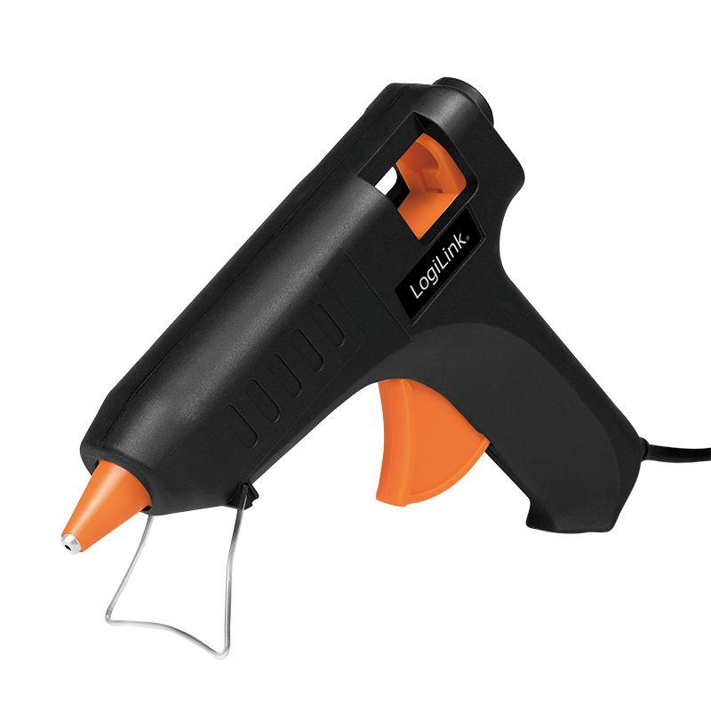 Pistola de Cola Quente LOGILINK WZ0051 (20 W - 230 V - AC - Preto e Laranja)