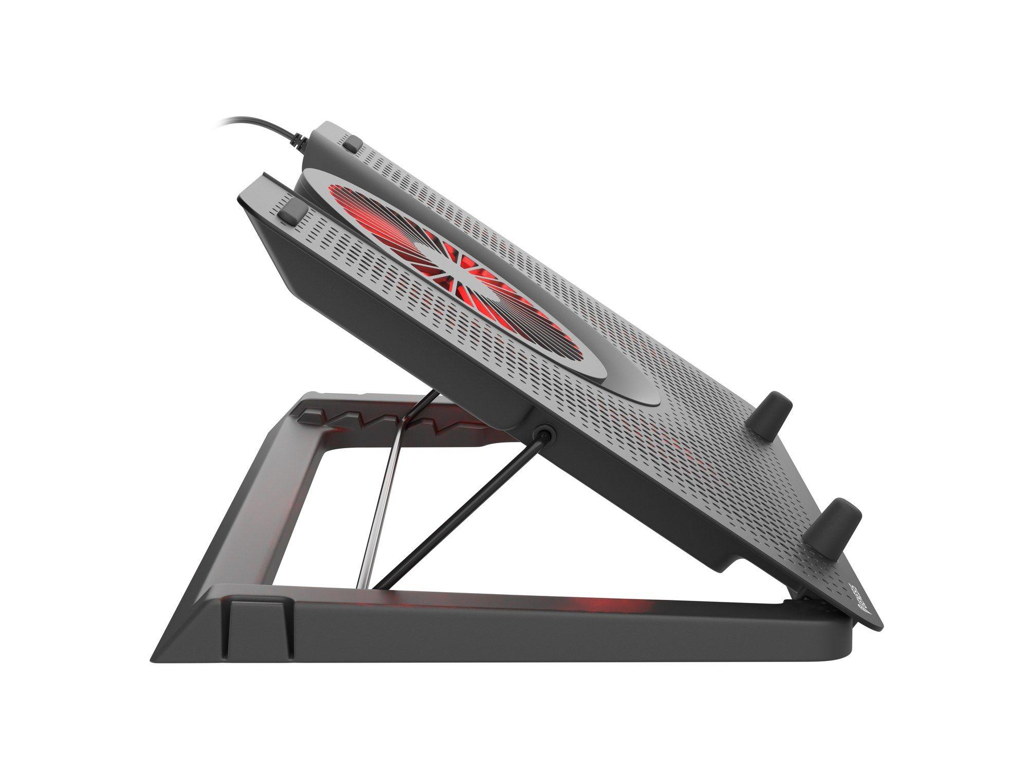 Base de Refrigeração para Portátil GENESIS Oxid 550 (17,3″ - 2800 RPM - Preto/Vermelho), miniatura 6