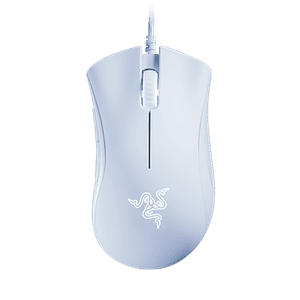 Rato RAZER DeathAdder Essential (Mão direita - 6400 DPI - Ótico - Branco)
