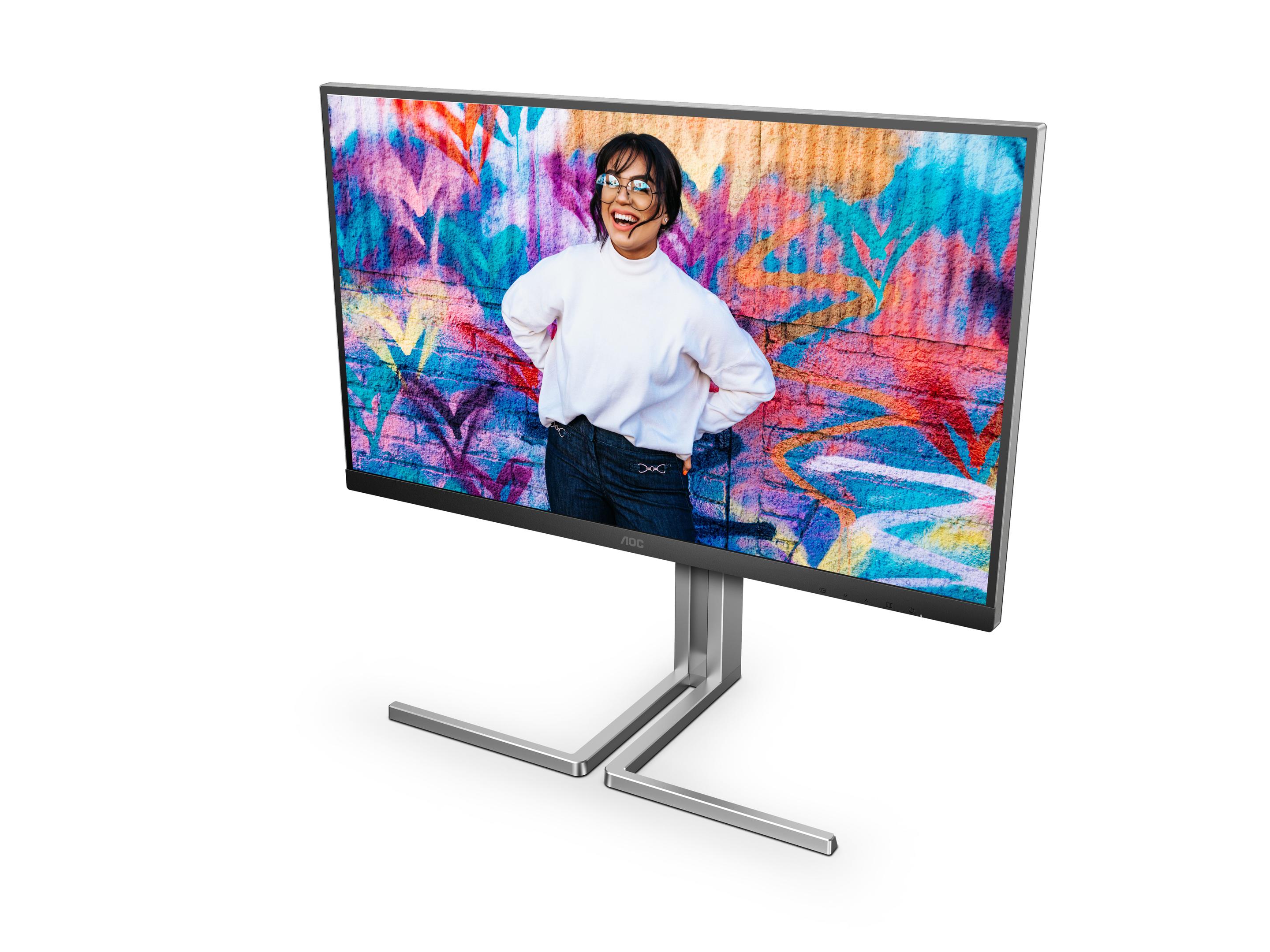 Monitor AOC Graphic Pro Q27U3CV (27" - IPS Quantum Dot - 75 Hz - Preto) — miniatura 6