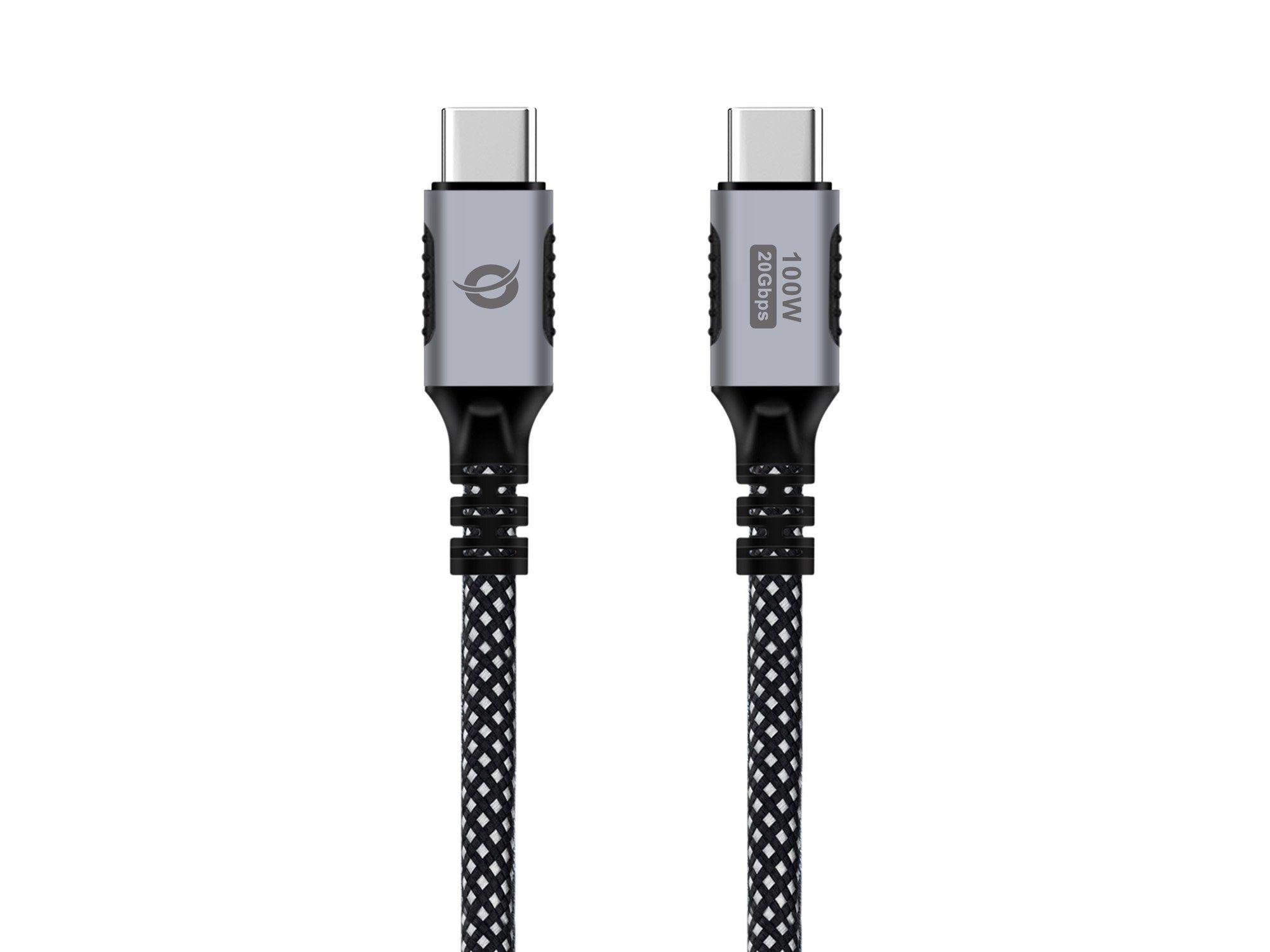 Cabo USB-C CONCEPTRONIC ETTA07B12 (1,2 m - USB C - Preto)