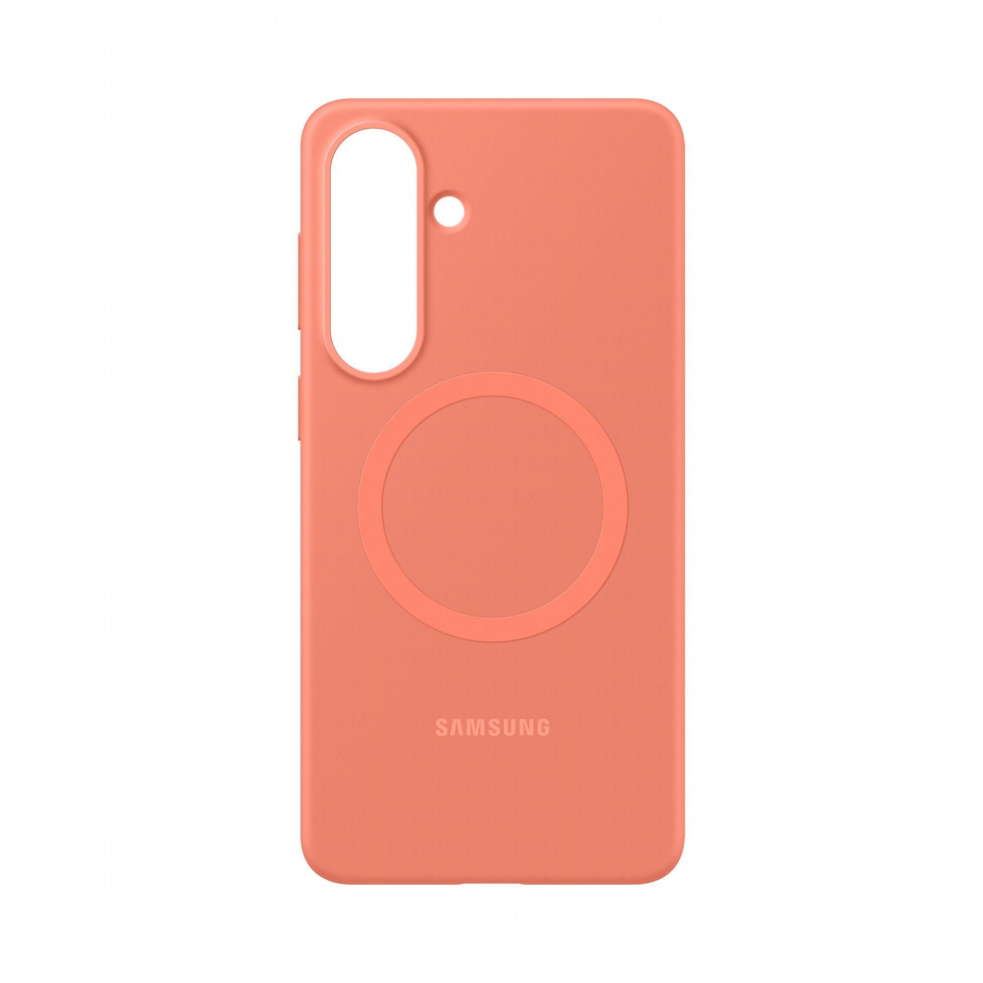 Capa Magnética em Silicone SAMSUNG Galaxy S26+ (Samsung Galaxy S26+ - 6,7" - Silicone - Coral)