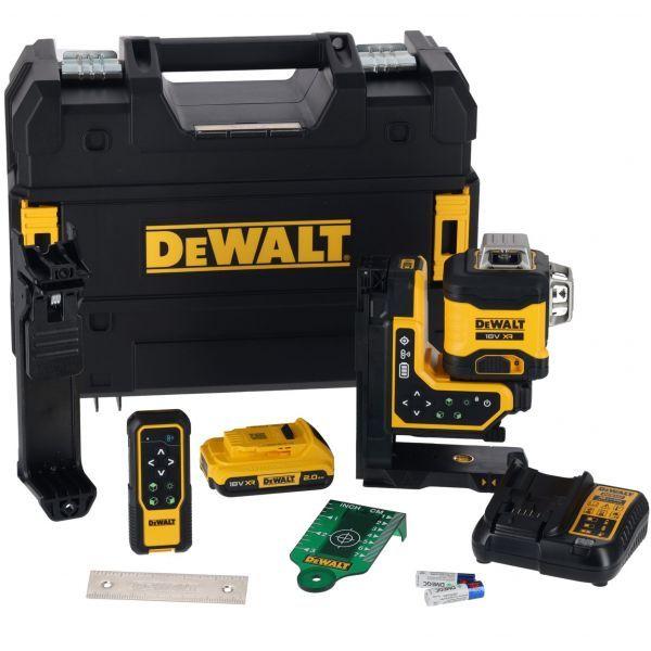 Nível Laser Multilinhas DEWALT DCLE34035D1-QW (18 V - Bateria - Preto/Amarelo)
