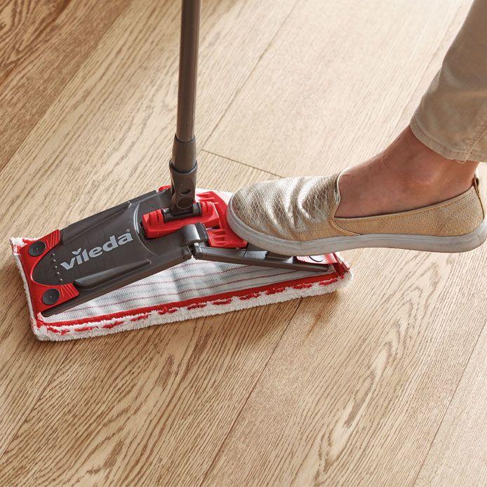 Conjunto de Esfregona e Balde VILEDA Ultramat 2in1 164195 (Preto/Vermelho)