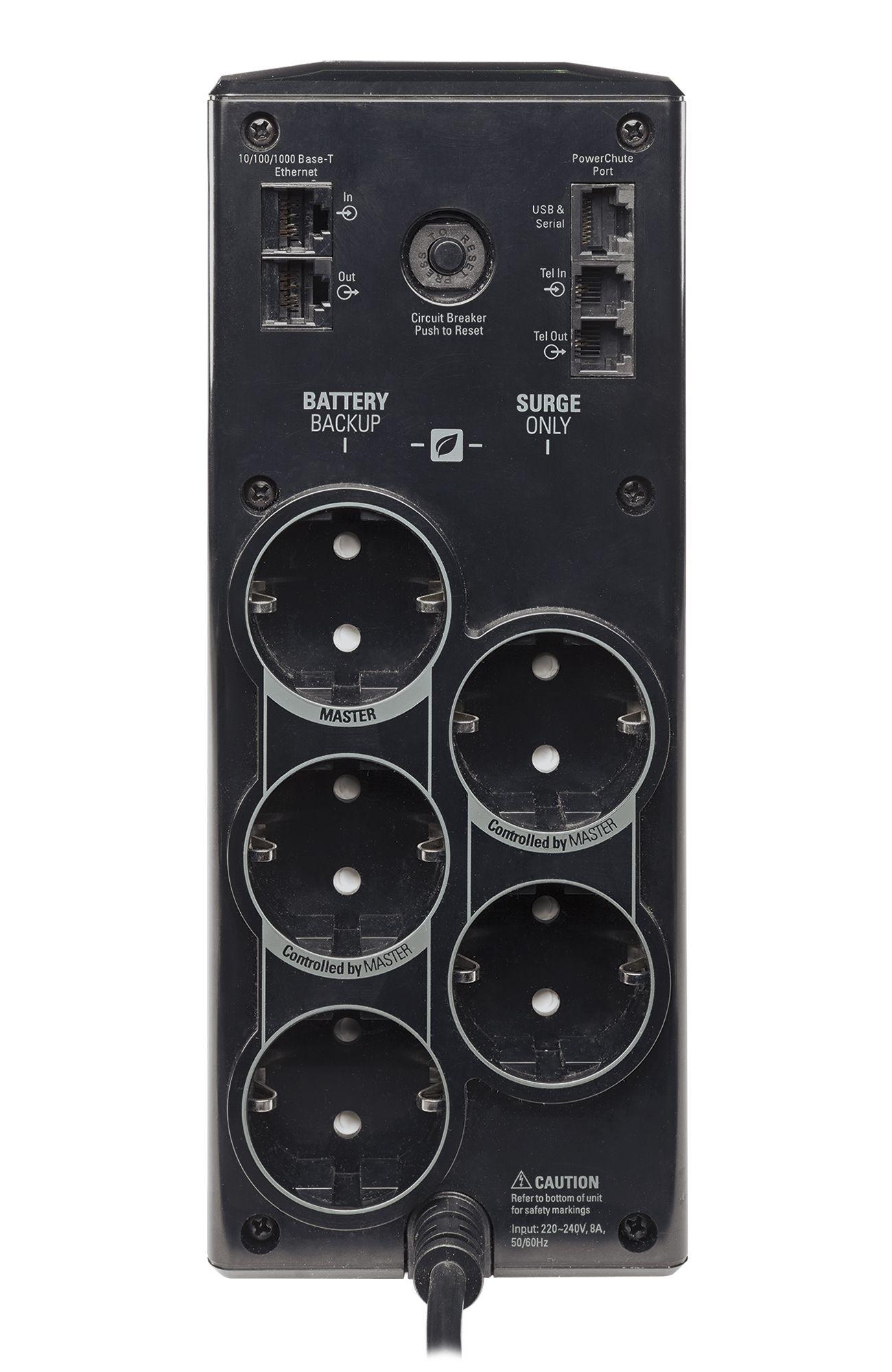 UPS de Linha Interativa APC Back-UPS Pro BR900G-GR (USB; telefone - Preto), miniatura 2