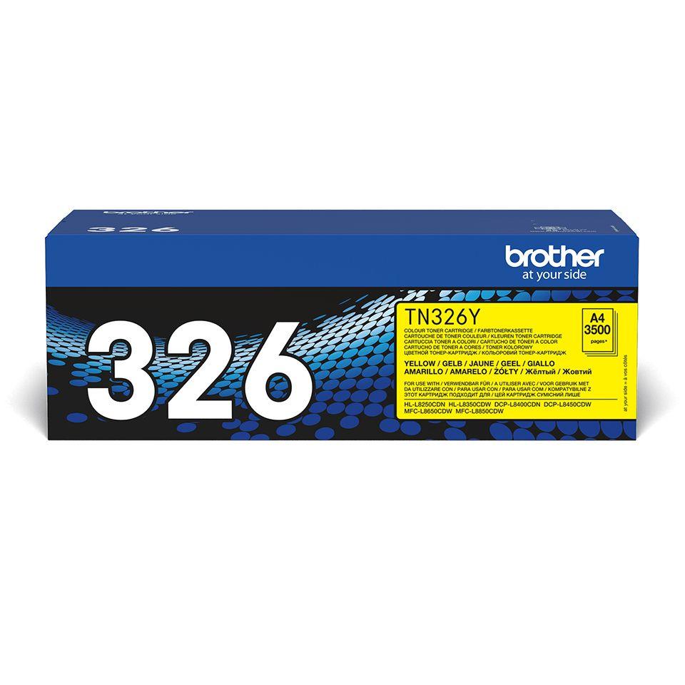 Toner BROTHER TN-326Y (3500 páginas - Amarelo)