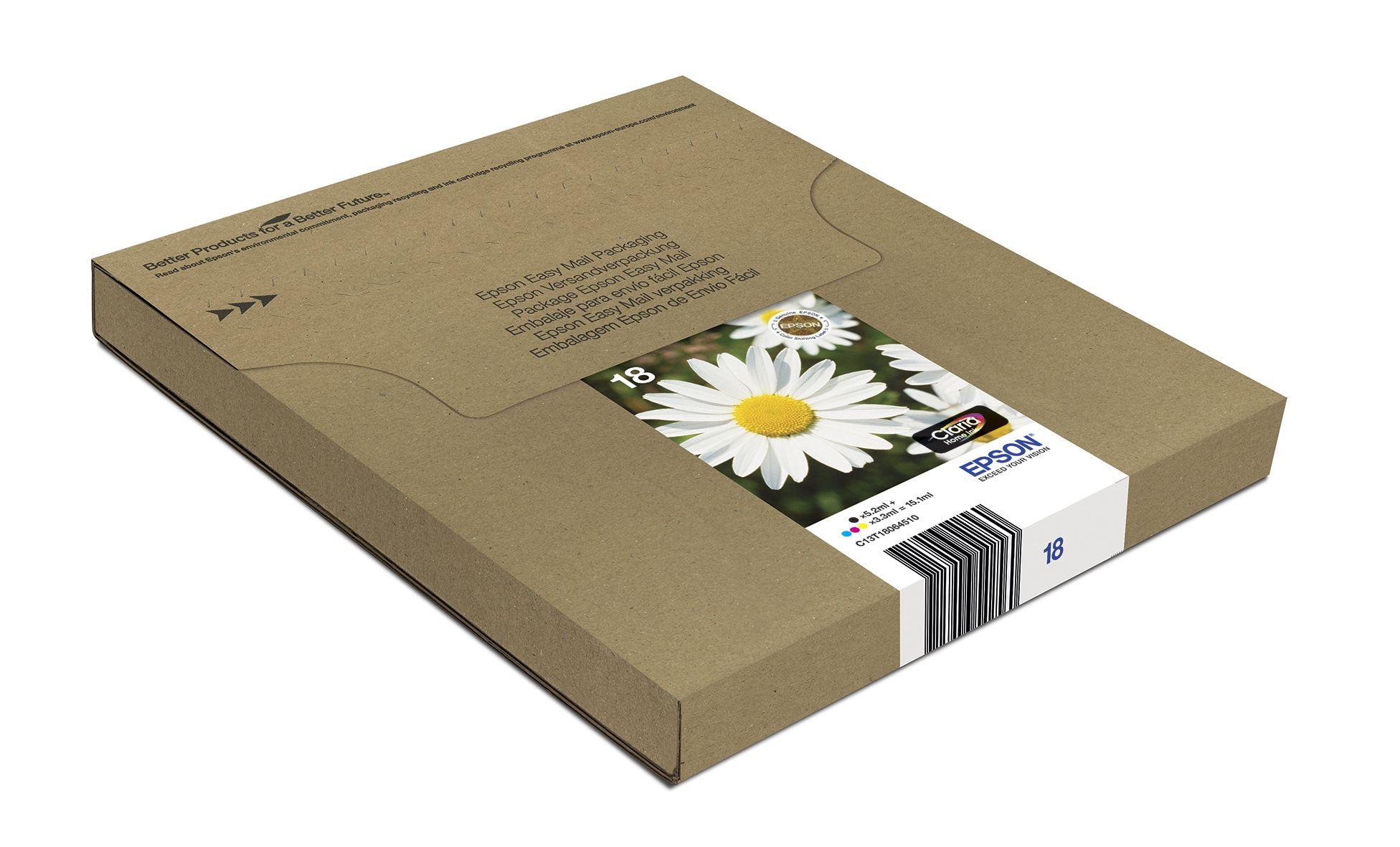 Multipack de Tinteiros EPSON 18 Daisy EasyMail C13T18064511 (4 Cores - Preto, Ciano, Magenta e Amarelo) — miniatura 12