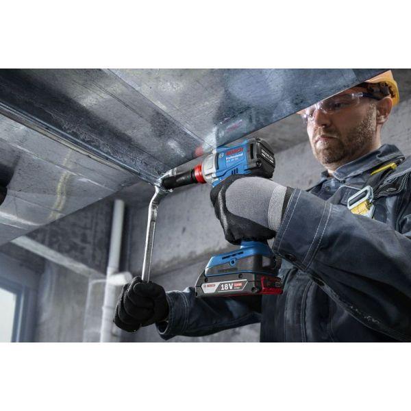 Chave de Impacto BOSCH GDX 18V-285 Professional (18 V - Bateria - Preto/Azul), miniatura 3