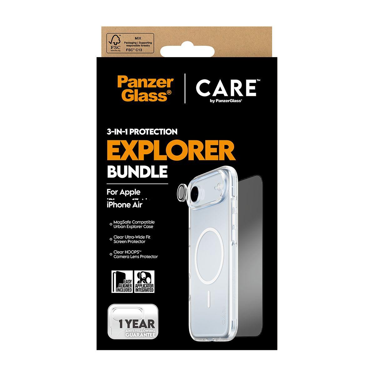 Kit de Proteção 3 em 1 PANZERGLASS CR66372 (Apple - Transparente) — miniatura 3