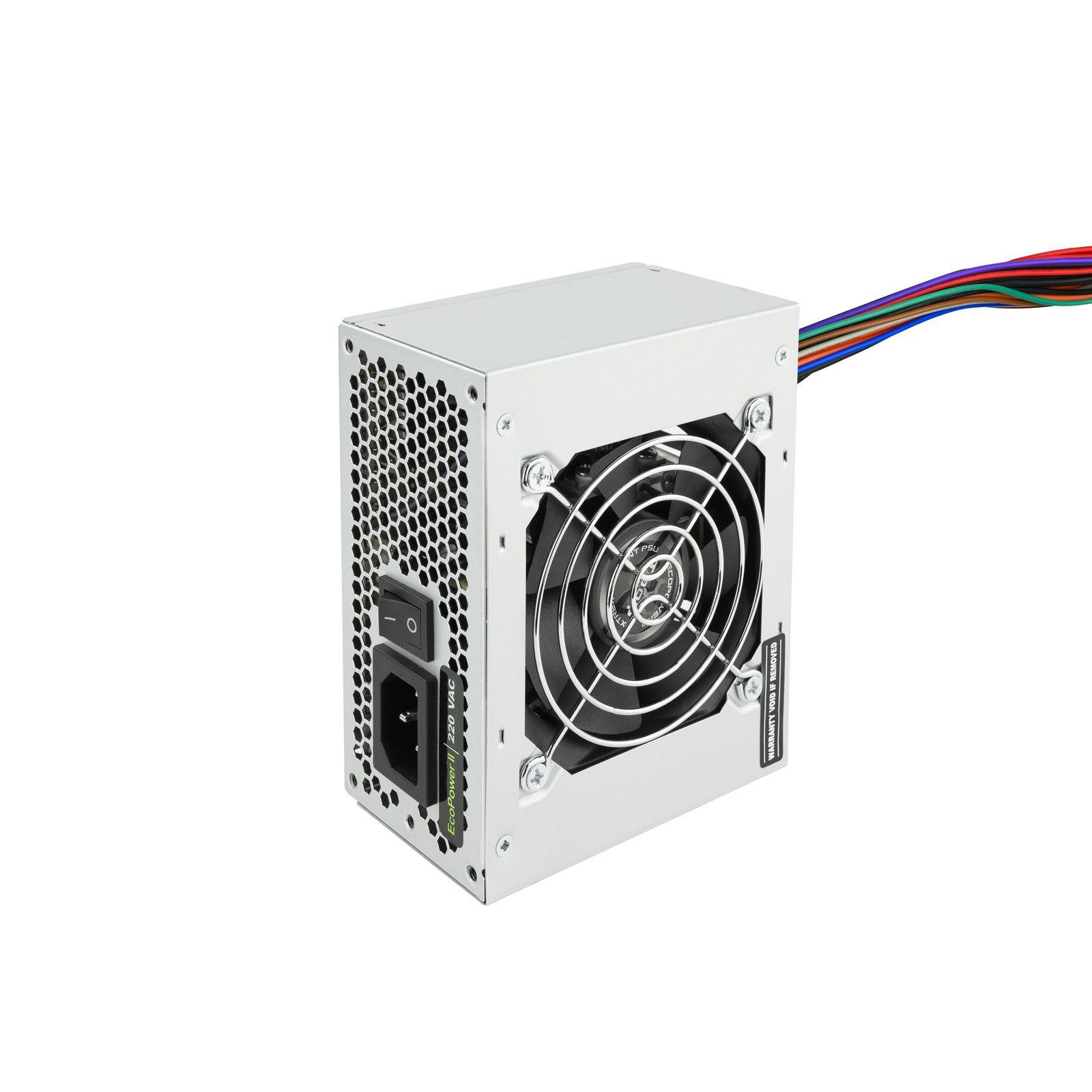 Fonte de Alimentação TOOQ Ecopower II TQEP-500S-SFX (micro ATX - 500 W - Não modular - Prateado)