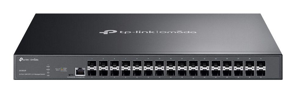 Switch Gerido TP-LINK OMADA SX3032F (24 MB - 640 Gbit/s - L2+ - Preto)
