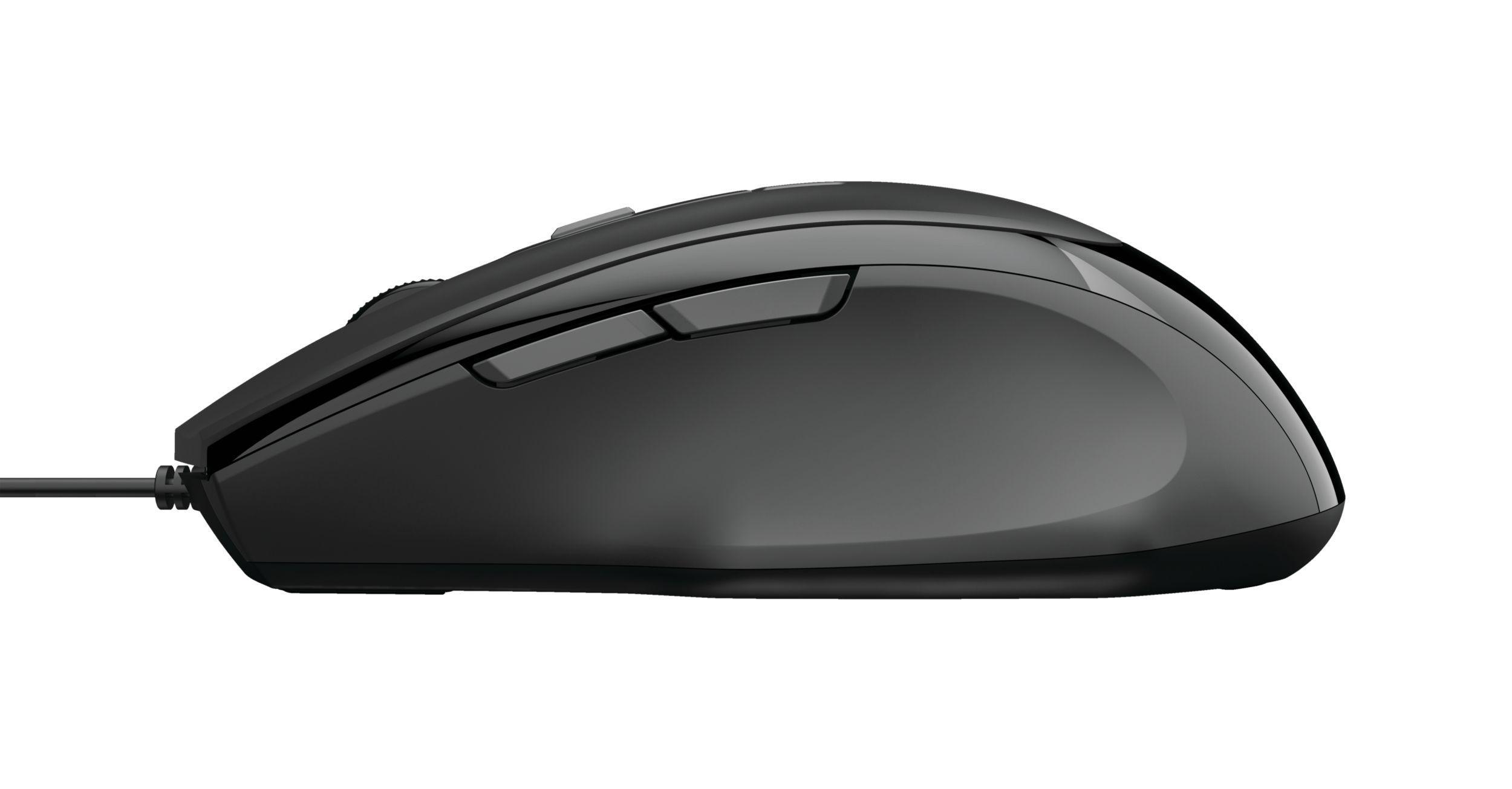 Rato TRUST Voca Comfort (Mão direita - 2400 DPI - Ótico - Preto), miniatura 4