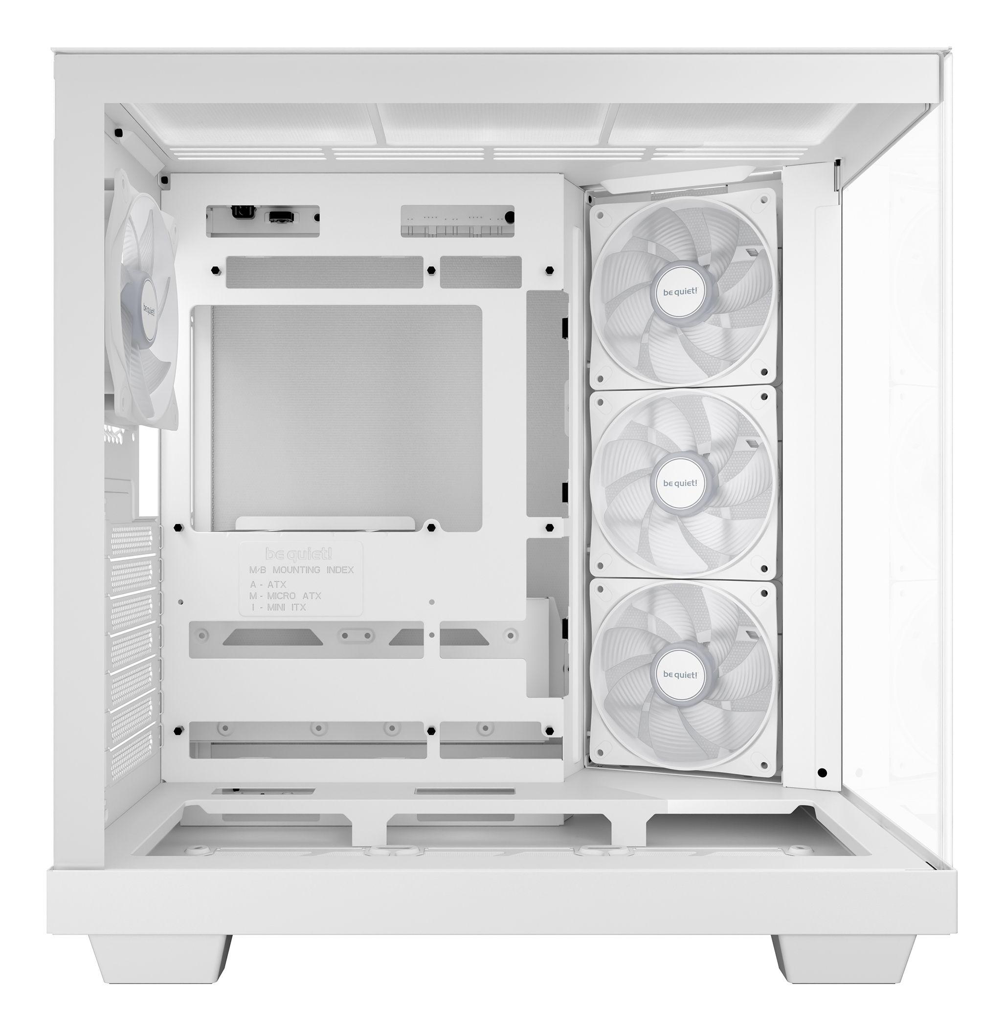 Caixa PC BE QUIET Light Base 500 LX (ATX, micro ATX, Mini-ITX - ATX, PS2 - Midi Tower - Branco) — miniatura 7