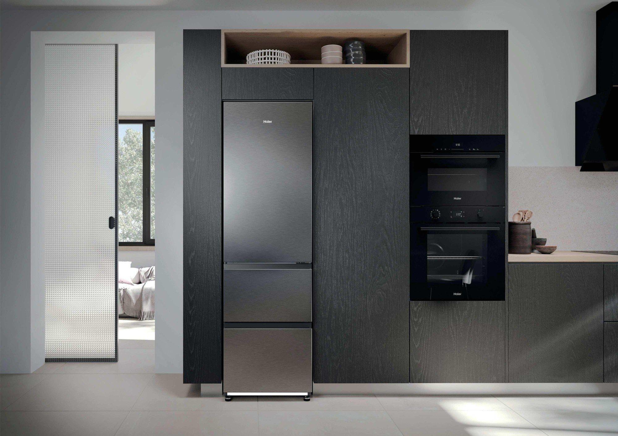 Frigorífico Combinado Independente HAIER HTR3518DNMX (303 L - 185x54,5x62,2 cm - 185 cm - Inox) — miniatura 11