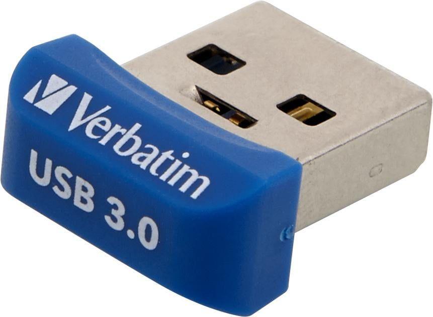 Pen USB VERBATIM Store 'n' Stay Nano 98710 (Tampa - USB Type-A - USB 3.0 - Azul), miniatura 3
