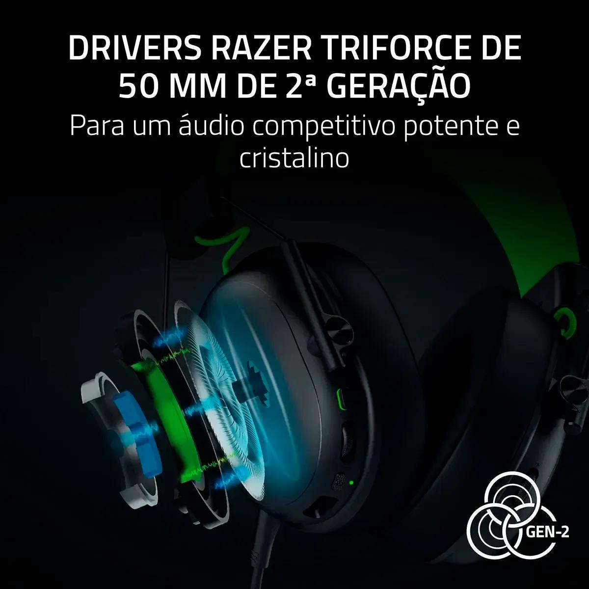 Headset Gaming RAZER BlackShark V3 X HyperSpeed for Xbox (Binaural - Sem fios e com fios - Circum-aural - Preto), miniatura 2