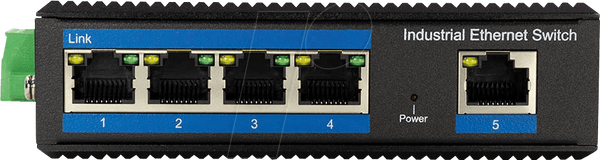 Switch Industrial LOGILINK NS202 (RJ45 - 10/100/1000 Mbps - Calha DIN - Preto), miniatura 4