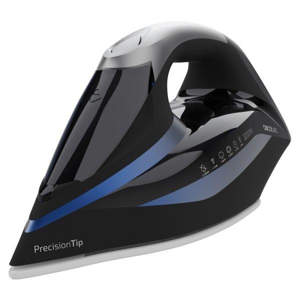 Ferro de Engomar a Vapor CECOTEC IronHero 3200 Double Steam i-Pump (3200 W - Anodizada ultradeslizante - 285 g/min - Preto e Azul)