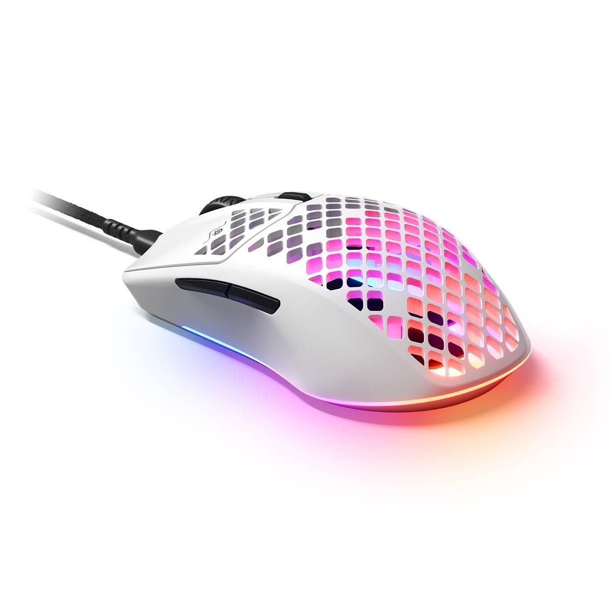Rato STEELSERIES Aerox 3 (Mão direita - 8500 DPI - Ótico - Branco), miniatura 6
