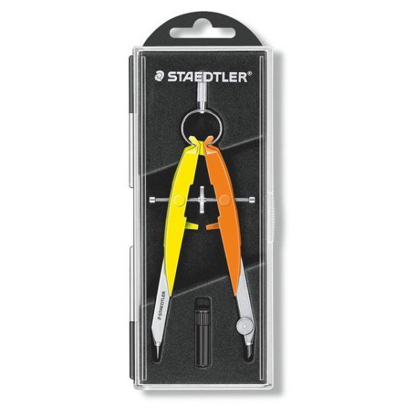 Compasso STAEDTLER Mars comfort 556 00-N3 (Metal, plástico - 154 mm - Laranja e Amarelo), miniatura 2