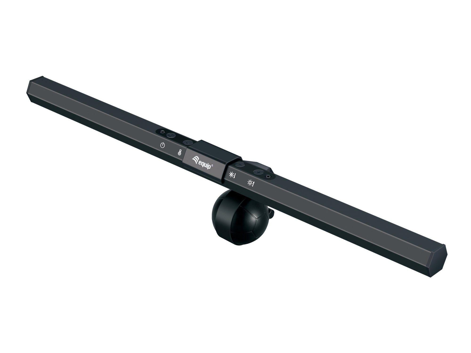 Candeeiro de Monitor LED EQUIP Lamp Touch (Alumínio e plástico - Preto)