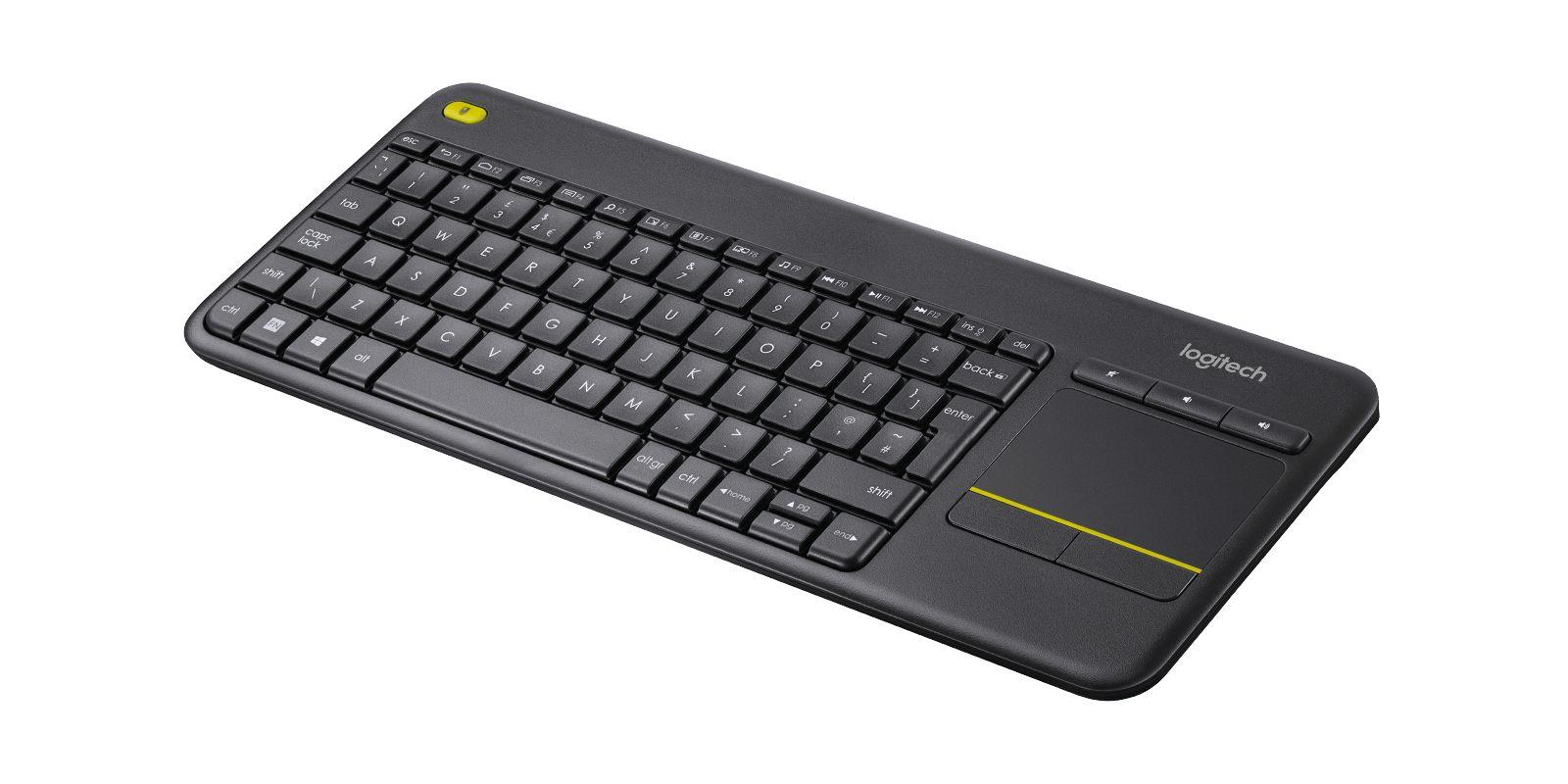 Teclado LOGITECH K400 Plus (Espanhol - Mini - RF Wireless - Preto)