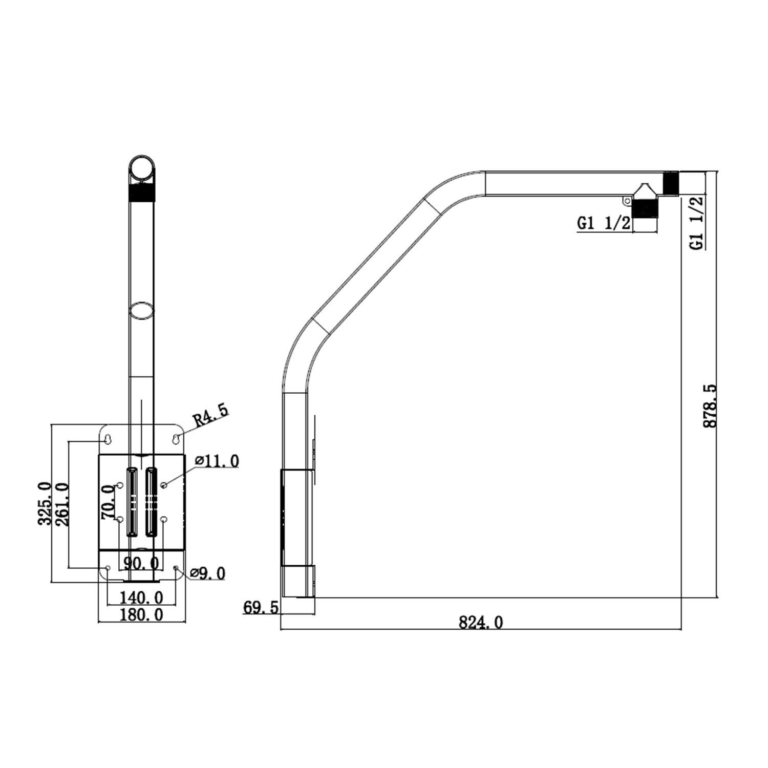 Suporte Cisne para Câmaras Dome Motorizadas DAHUA PFB303S (Branco), miniatura 3