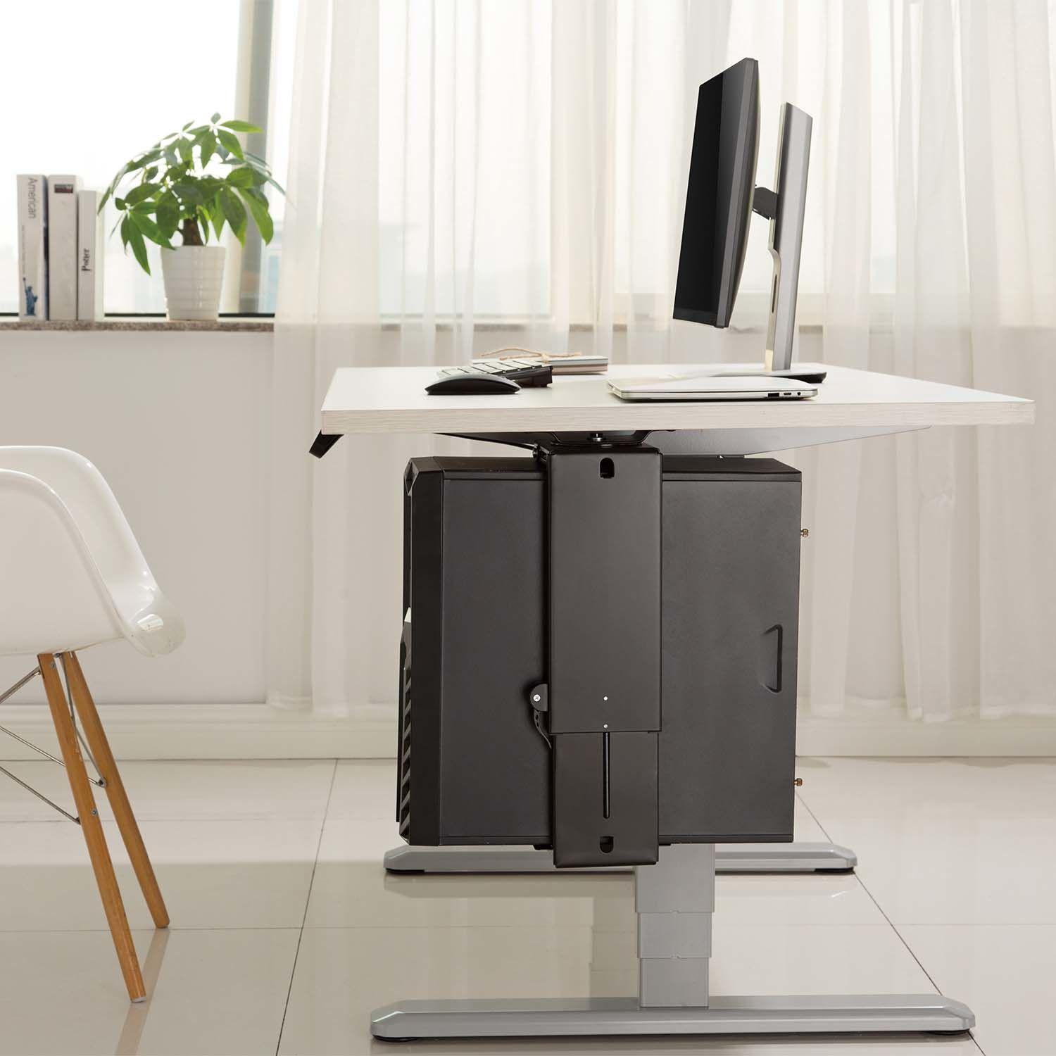 Suporte para CPU Sob Secretária AISENS MPC03-201 (10 kg - Parafuso - Preto), miniatura 4