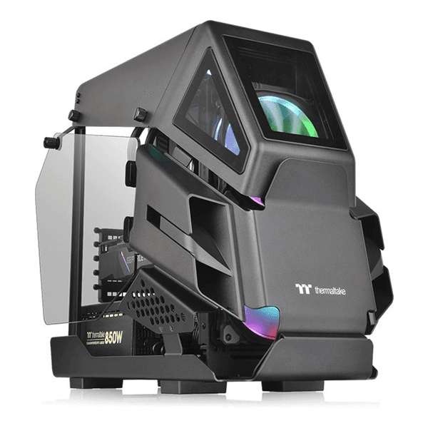Caixa PC THERMALTAKE AH T200 (micro ATX, Mini-ITX - PS2 - Micro Tower - Preto)