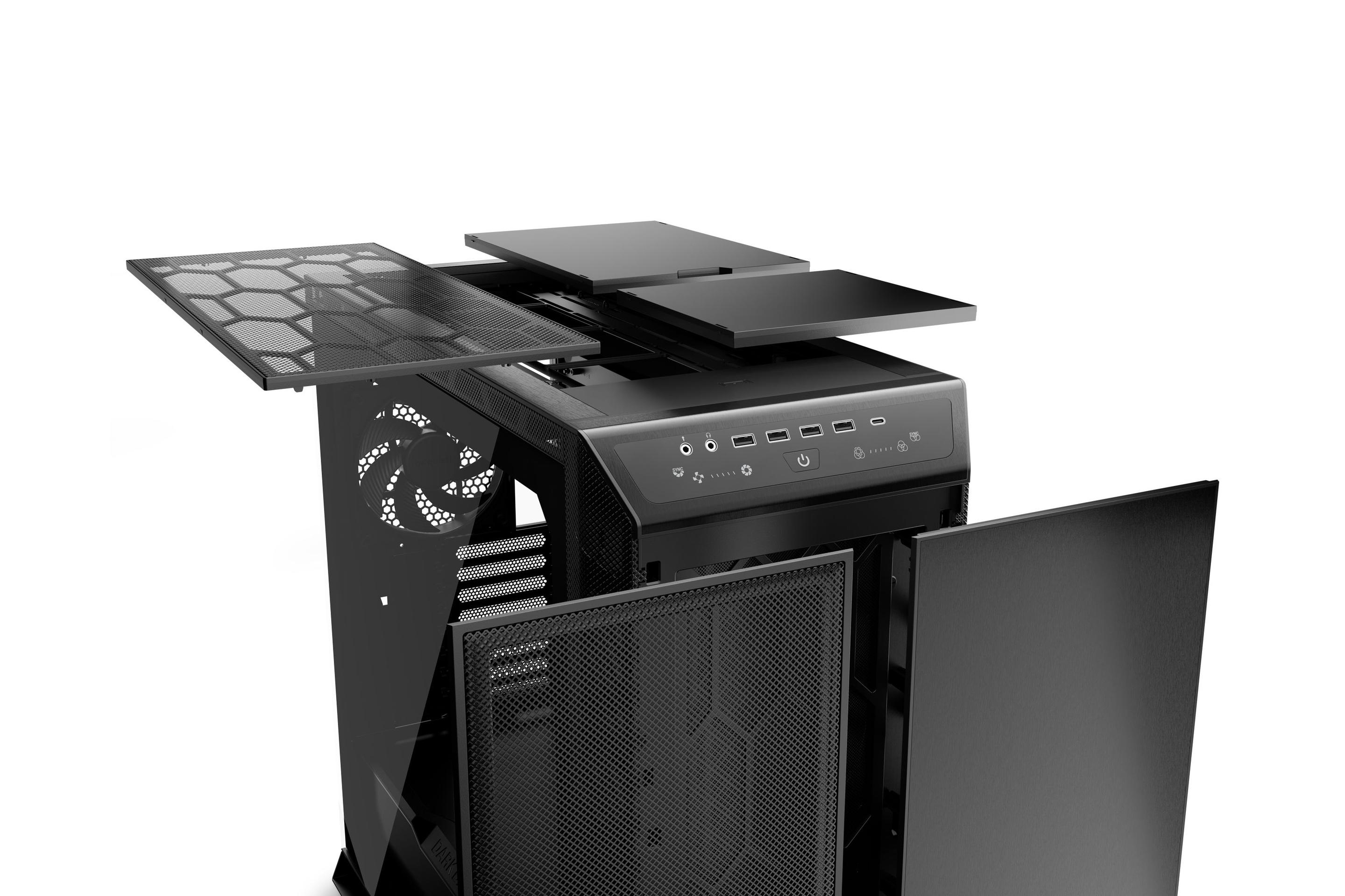 Caixa PC BE QUIET! DARK BASE PRO 901 (Full Tower - Alumínio, Vidro, Aço - 19 cm - Preto) — miniatura 3