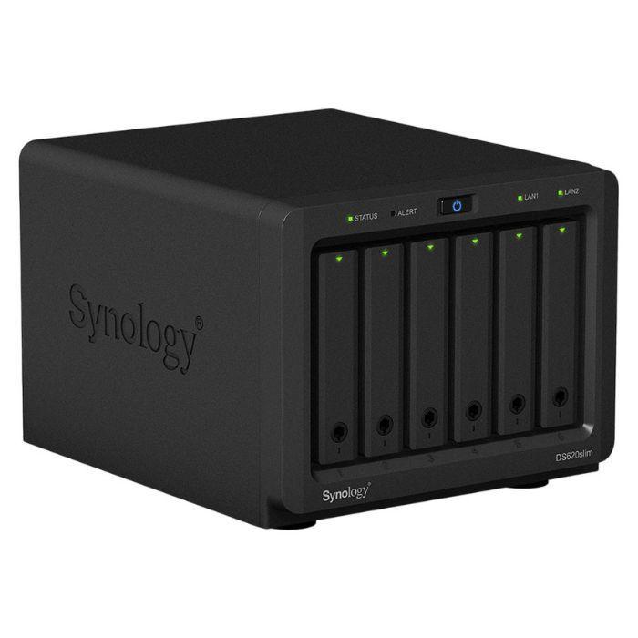 NAS SYNOLOGY DiskStation DS620SLIM (SATA - 2 GB - 6 baias - Preto) — miniatura 3