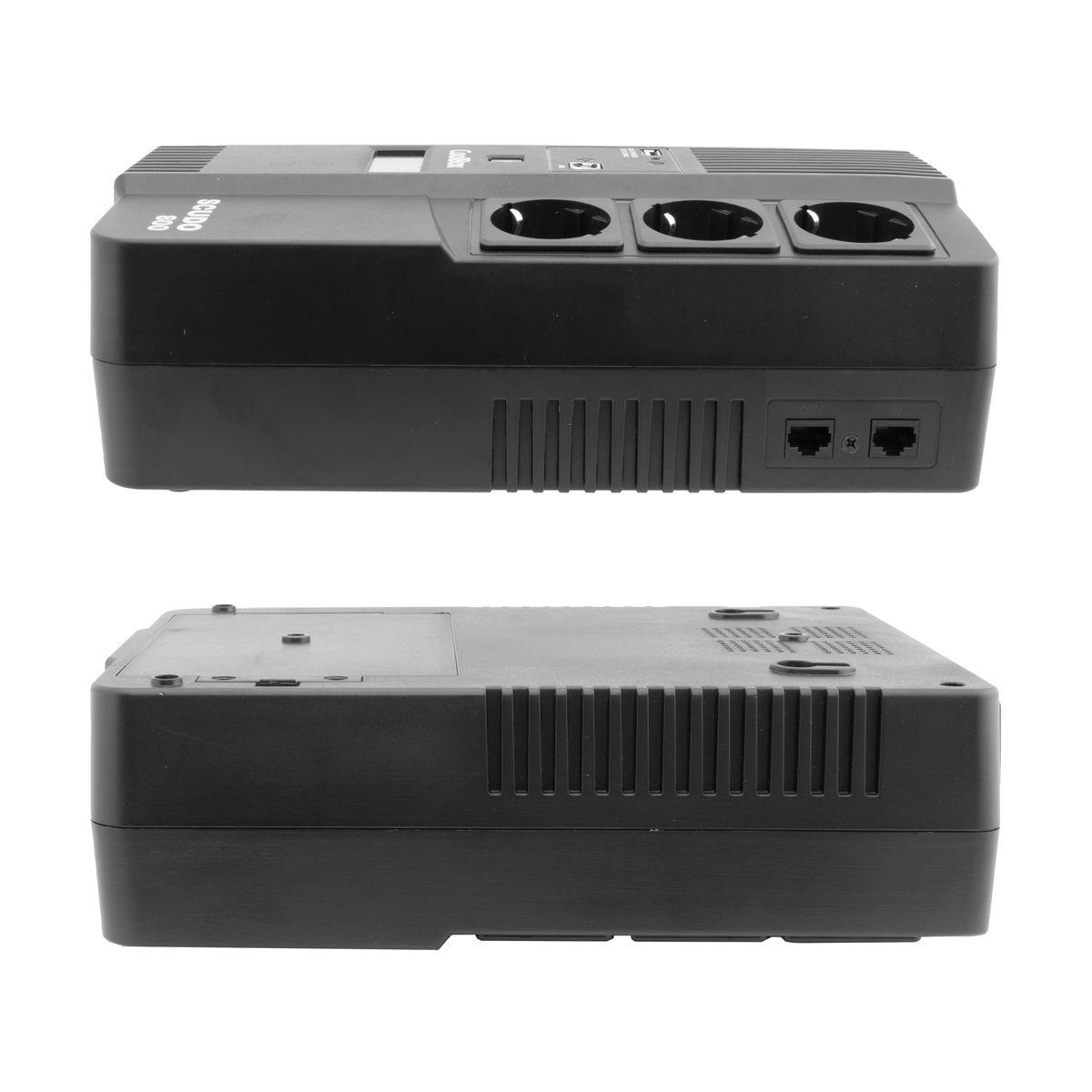 SAI COOLBOX Scudo 3 LCD 800VA (Preto), miniatura 3