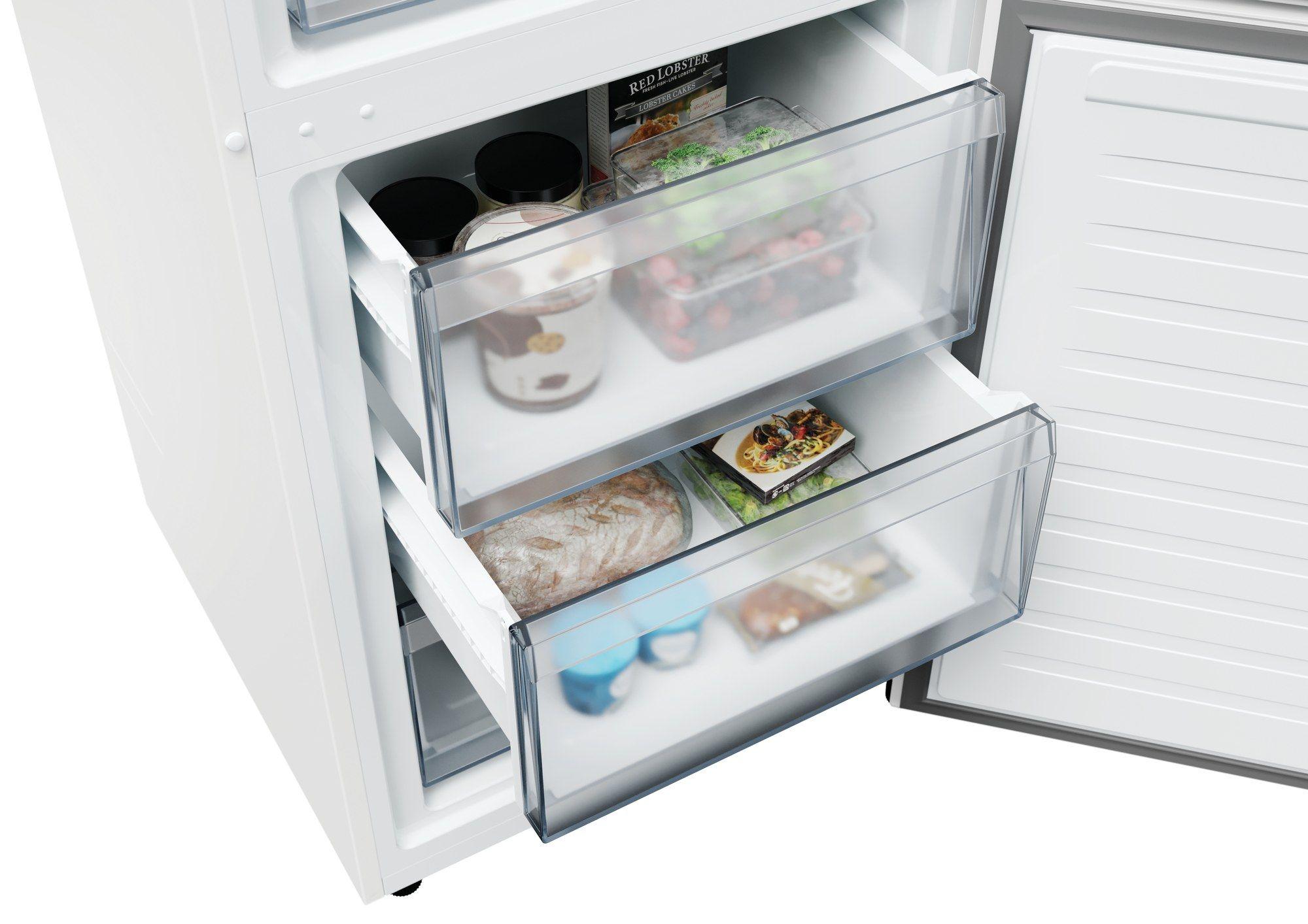 Frigorífico Combinado Independente HOOVER HONCQ2T618EW (355 l - 185x59,5x66,7 cm - 185 cm - Branco) — miniatura 11