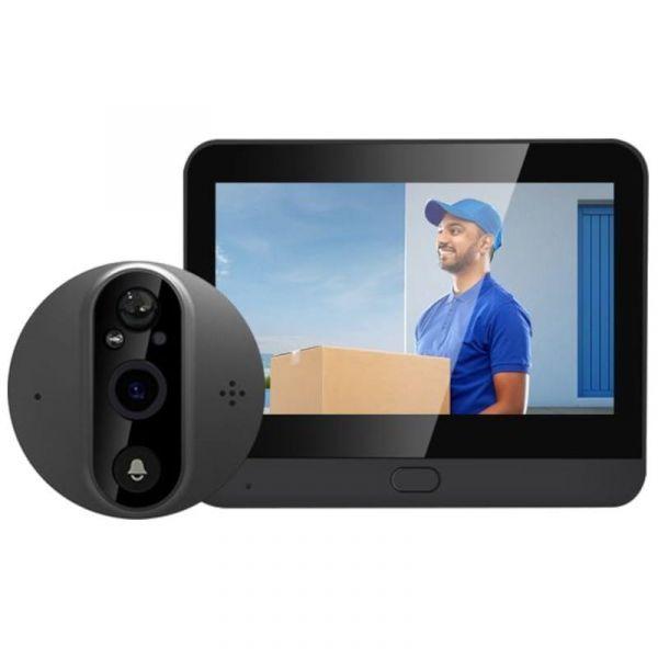 Olho Mágico Digital ESCAM C89 (4,3" - 1080p - Preto), miniatura 2