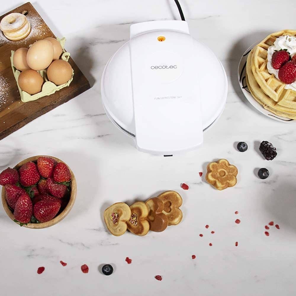 Máquina de Waffles CECOTEC Fun Gofrestone 3 em 1 (Branco) — miniatura 6