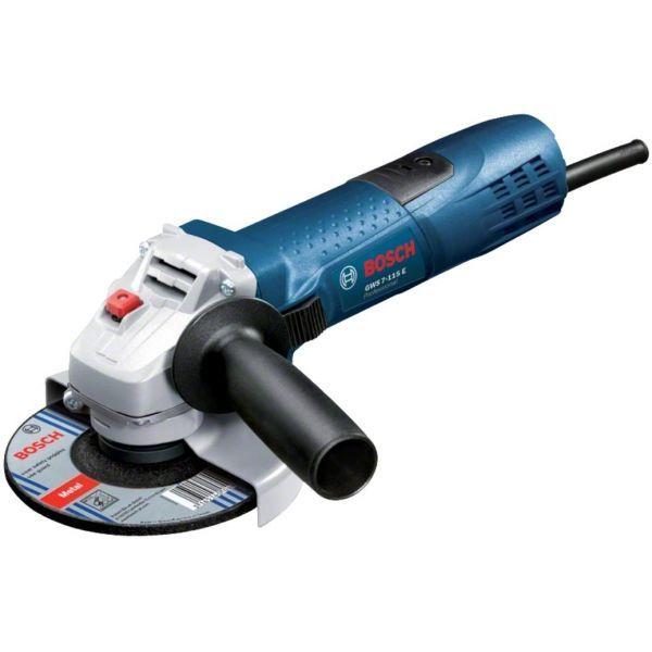 Rebarbadora BOSCH GWS 7-115 E (Preto e Azul), miniatura 2